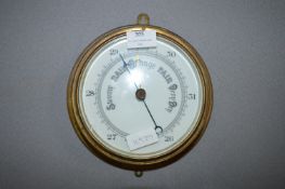 Brass Framed Wall Barometer