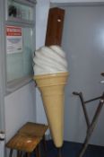 Large Shop Display Ice Cream Cone