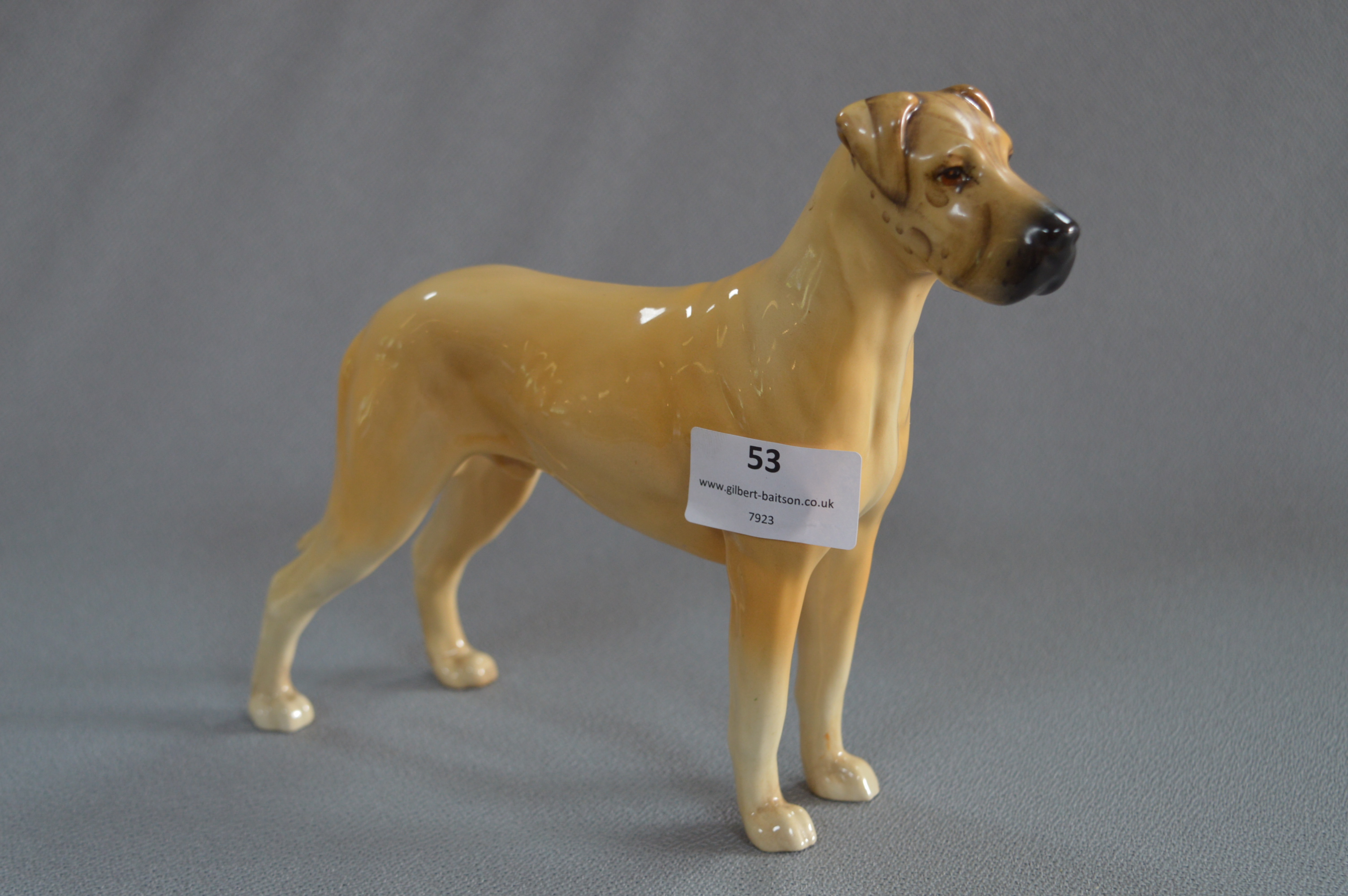 Beswick Figurine - Great Dane "Ruler of Ouborough"