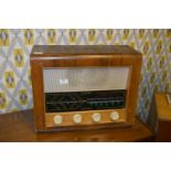 Bush Walnut Cased Radio