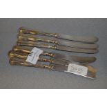 Set of Six Silver Handled Knives - Sheffield 1920