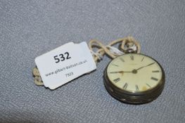 Small Silver Cased Pocket Watch