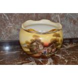 Victorian Jardiniere with Decorative Farmyard Scene