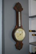 Oak Cased Wall Mounted Barometer