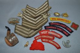 WWII Military Patches and Cap Badges