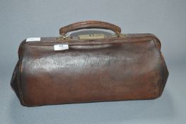 Brown Leather Gladstone Bag