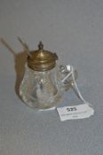 Hallmarked Silver Topped Mustard Pot - Birmingham 1912