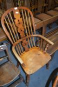Windsor Elm and Yew Stickback Armchair