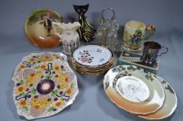Collection of Pottery Including Royal Doulton, Spode, Condiments Set, etc.