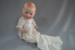AM German Porcelain Headed Doll