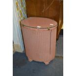 Pink Lloyd Loom Linen Basket