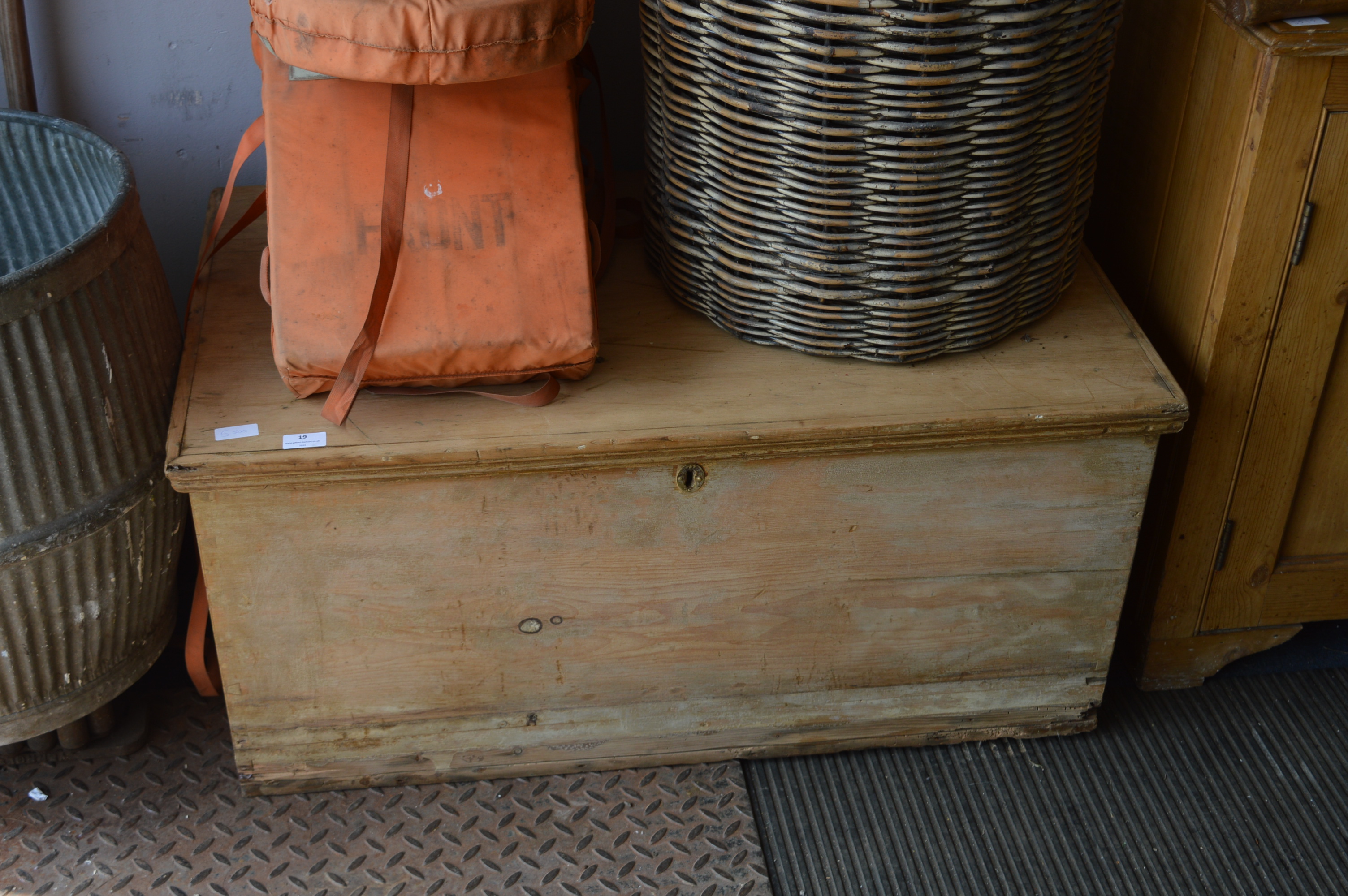 Pine Blanket Box