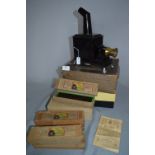 Gebruder Bing Magic Lantern with Original Slides and Instructions