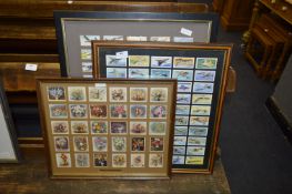 Three Framed Wills and Player's Cigarette Cards