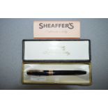 Sheaffer Fountain Pen with Gold Plated Mounts