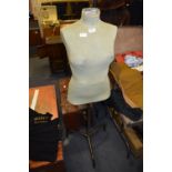 Dress Makers Dummy on Tubular Metal Stand