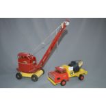 Triang Crane Model:KL44 and a Cement Mixer