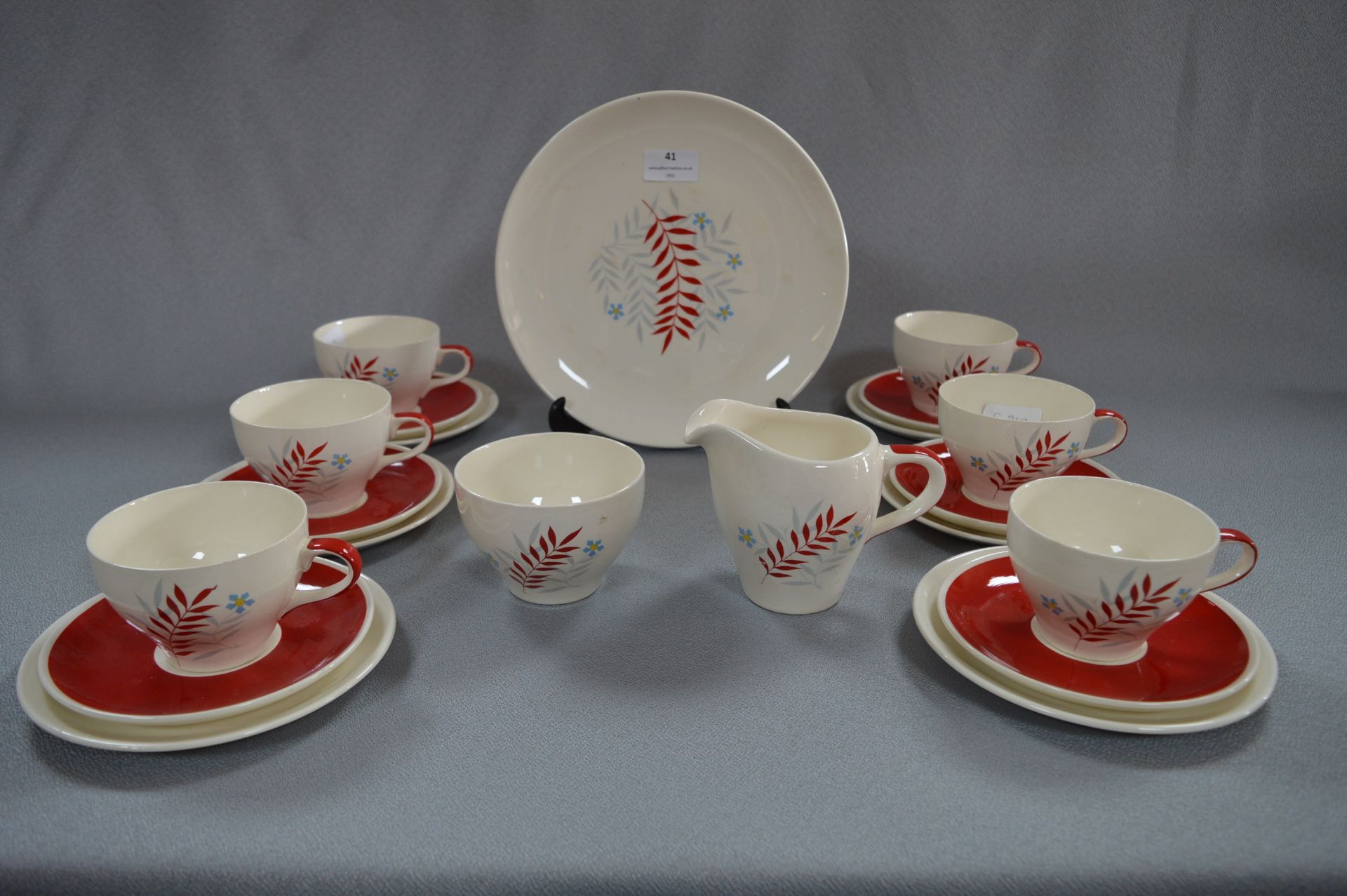 Wade Woodmist Pattern Twenty One PieceTea Set