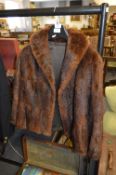 Ladies Faux Fur Waist Length Coat