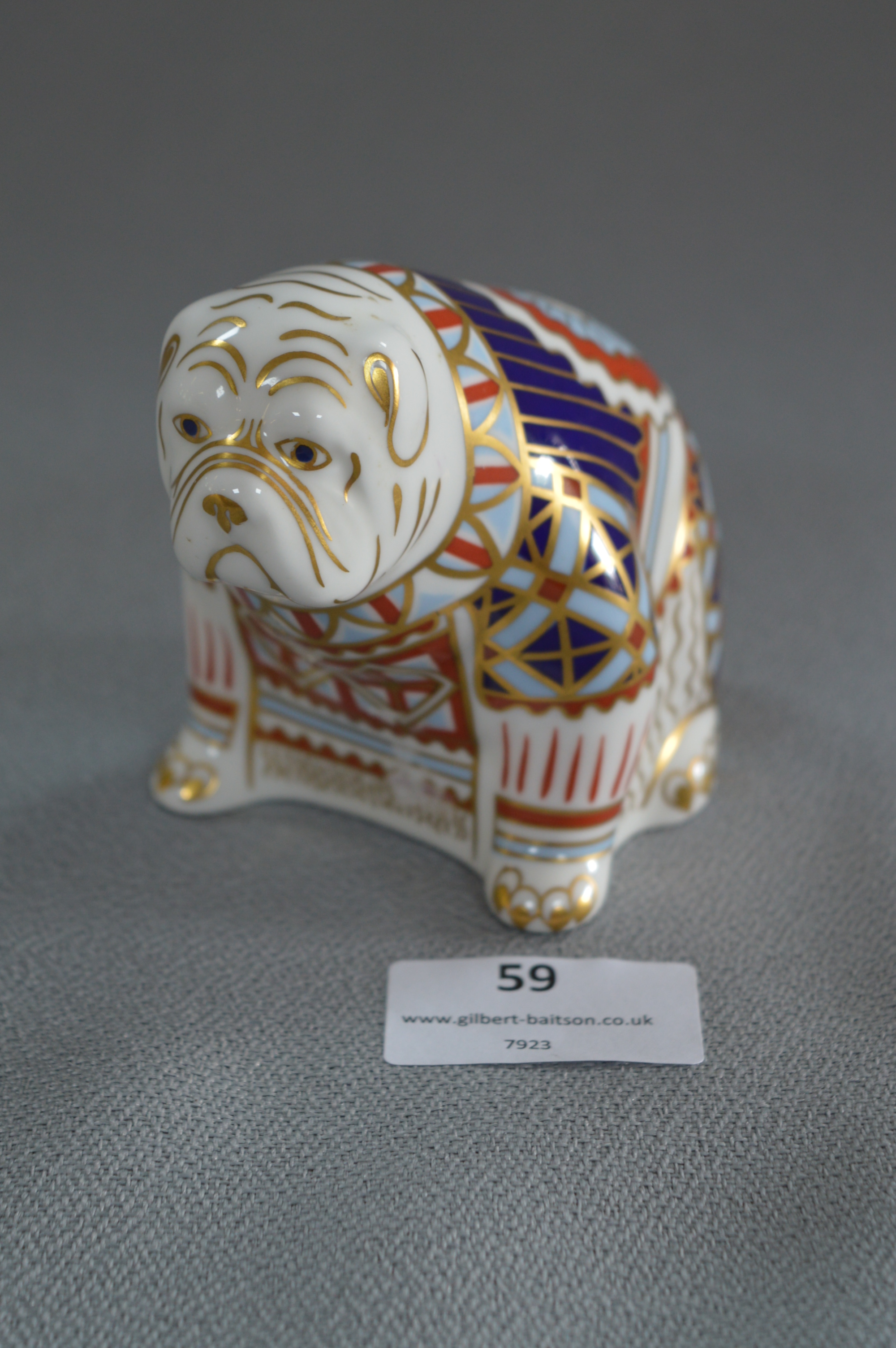 Royal Crown Derby Ornament - British Bulldog