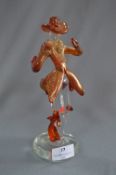 Murano Glass Dancer Figurine