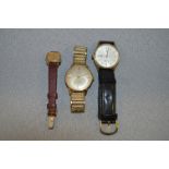 Two Gents Wristwatches and a Ladies Wristwatch Seiko and Oscar