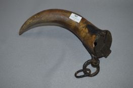 Cast Iron Mounted Bull Horn