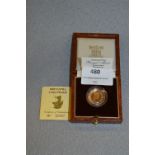 Cased Britannia Proof Coin 1/10oz