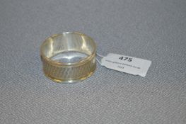 Hallmarked Silver Napkin Ring - Birmingham 1931 Approx 9.3g