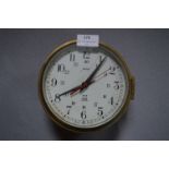 Smith's Brass Battery Operated Ships Clock