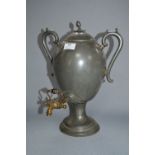 Pewter Samovar with Brass Tap