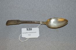 Hallmarked Silver Georgian Teaspoon - Approx 14g