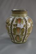 Denby Glyn College Painted Vase