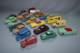 Collection of Twenty One Dinky Diecast Motorcars