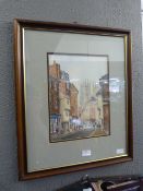 Framed Watercolour - York