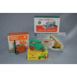 Four Boxed Dinky Toys; Cole's Mobile Crane, Bulldo