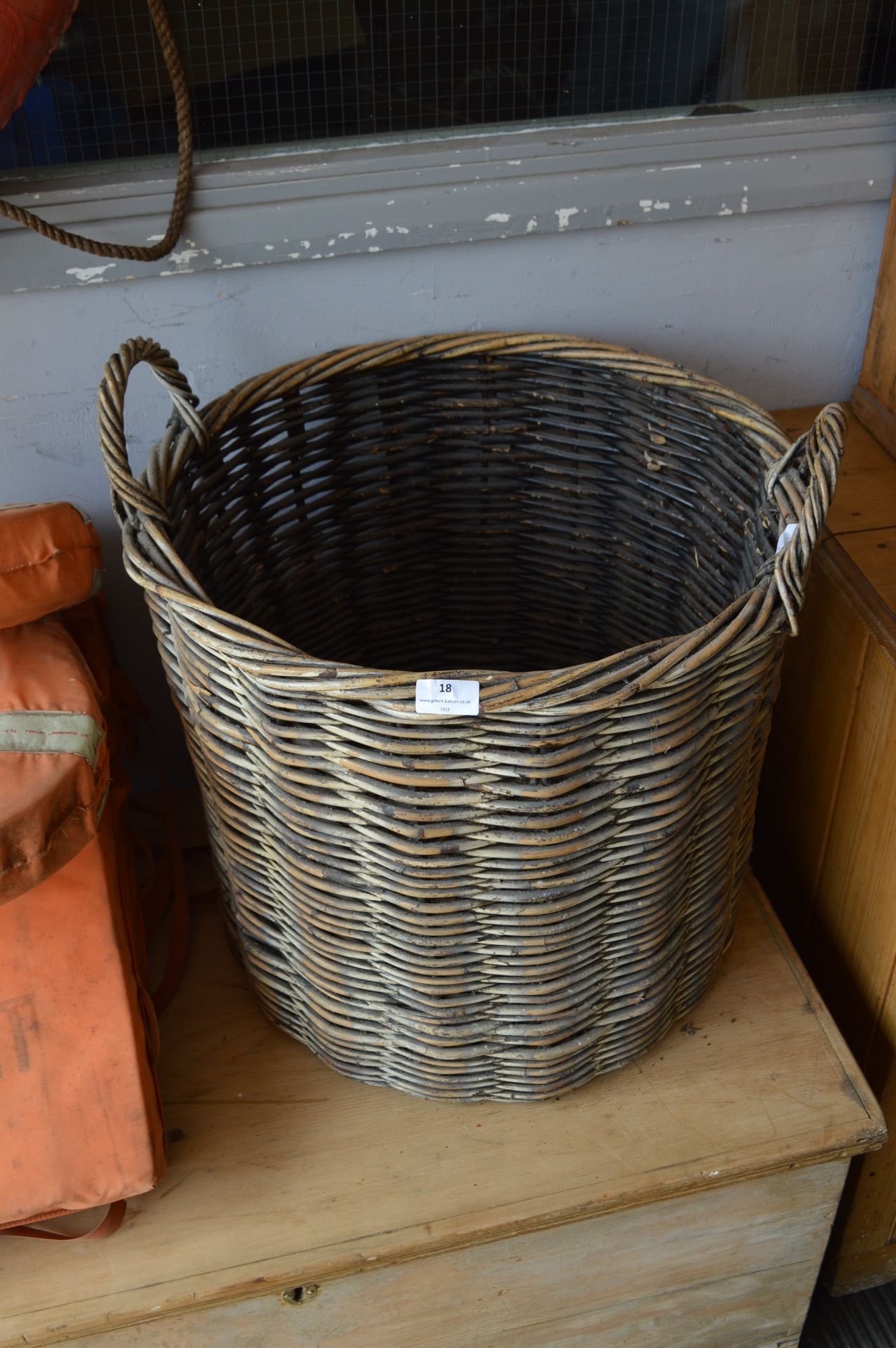 Cane Log Basket