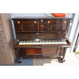 Victorian Inlaid Upright Piano