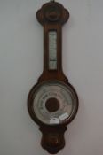 Ben Franks Ltd Hull Oak Cased Wall Barometer