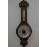 Ben Franks Ltd Hull Oak Cased Wall Barometer