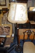 Oak Standard Lamp with Shade
