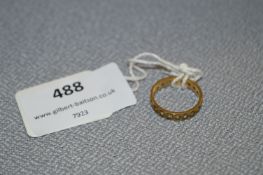 9cT Gold Eternity Ring - Approx 2g