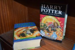 Two Hardback Harry Potter Books, Deathly Hollows a