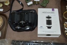 Helina Binoculars 8x30 and a HD Zoom Lens 8x18