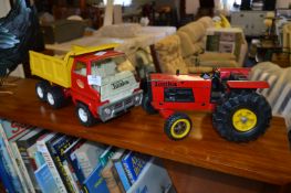 Tonka Tipper Truck and Tractor