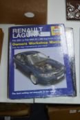Car Manuals- Vauxhall Corsa and Renault Laguna