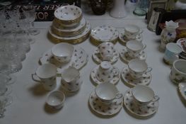 Duchess Bone China Rose Patterned Tea & Dinner War