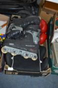 Roller Skate Boots, Boxing Gloves and a Car Booste