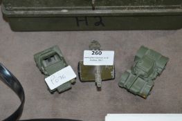 Three Dinky Diecast Military Vehicles
