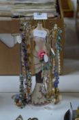 Decorative Jewellery Stand with Costume Jewellery